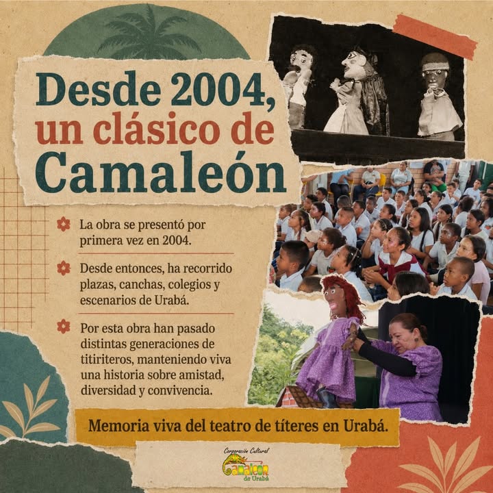 Los buenos vecinos: Un viaje cultural a través del teatro de títeres en Urabá