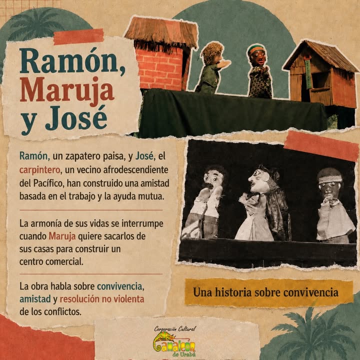 Los buenos vecinos: Un viaje cultural a través del teatro de títeres en Urabá