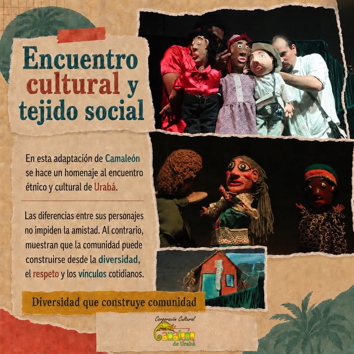 Los buenos vecinos: Un viaje cultural a través del teatro de títeres en Urabá