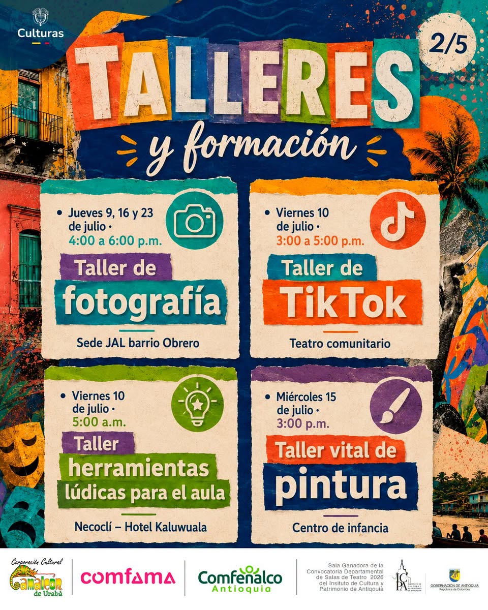 Vive la experiencia del arte en Camaleón de Urabá durante FESTIARTE