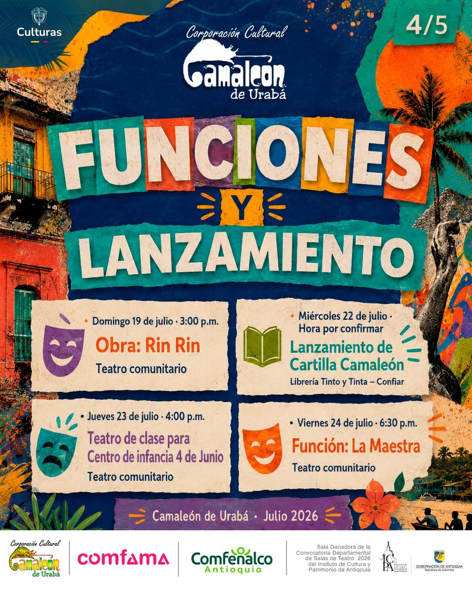 Vive la experiencia del arte en Camaleón de Urabá durante FESTIARTE